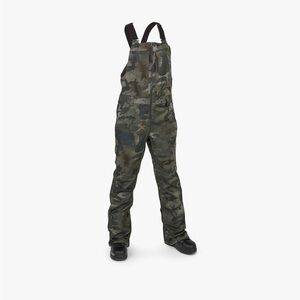 WOMEN S VOLCOM CAMO SNOW BIB